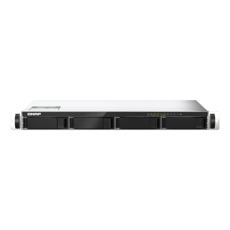QNAP TS-435XEU NAS Rack (1U) Marvell CN9131 4 GB DDR4 0 TB QNAP QTS Black, Grey