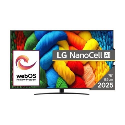 LG NanoCell AI 75NANO81A3A TV 190.5 cm (75 LG NanoCell AI 75NANO81A3A TV 190.5 cm (75