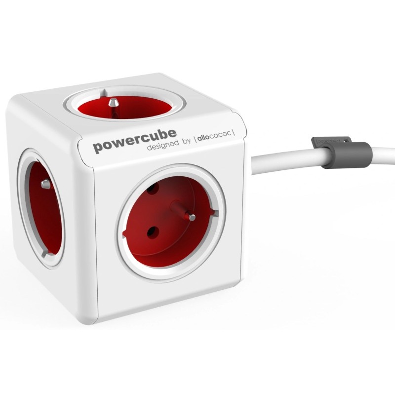 Allocacoc 2304/FREXPC power extension 3 m 5 AC outlet(s) Indoor Red, White Allocacoc 2304/FREXPC power extension 3 m 5 AC outlet(s) Indoor Red, White