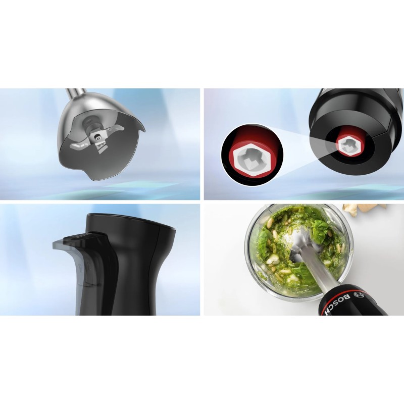 Bosch Serie 4 MSM4B621 blender 0.6 L Immersion blender 1000 W Anthracite, Transparent Bosch Serie 4 MSM4B621 blender 0.6 L Immersion blender 1000 W Anthracite, Transparent
