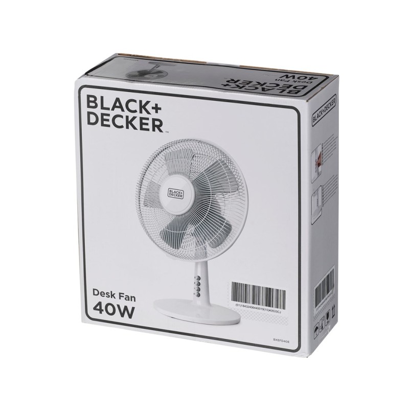 Black & Decker BXEFD40E household fan White Black & Decker BXEFD40E household fan White