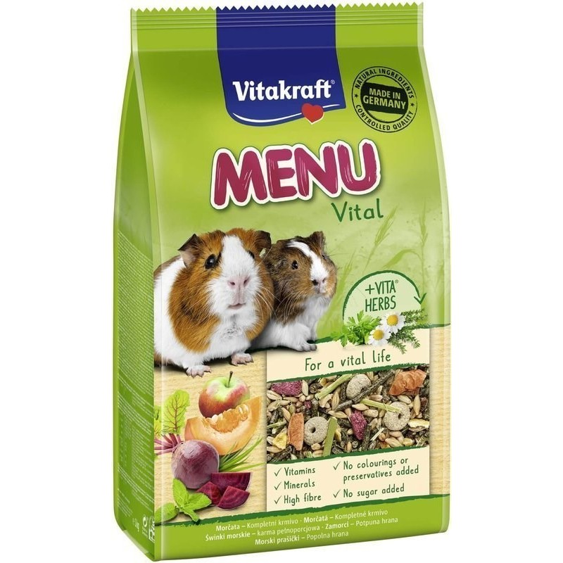 VITAKRAFT Menu Vital - Guinea pig food - 1kg