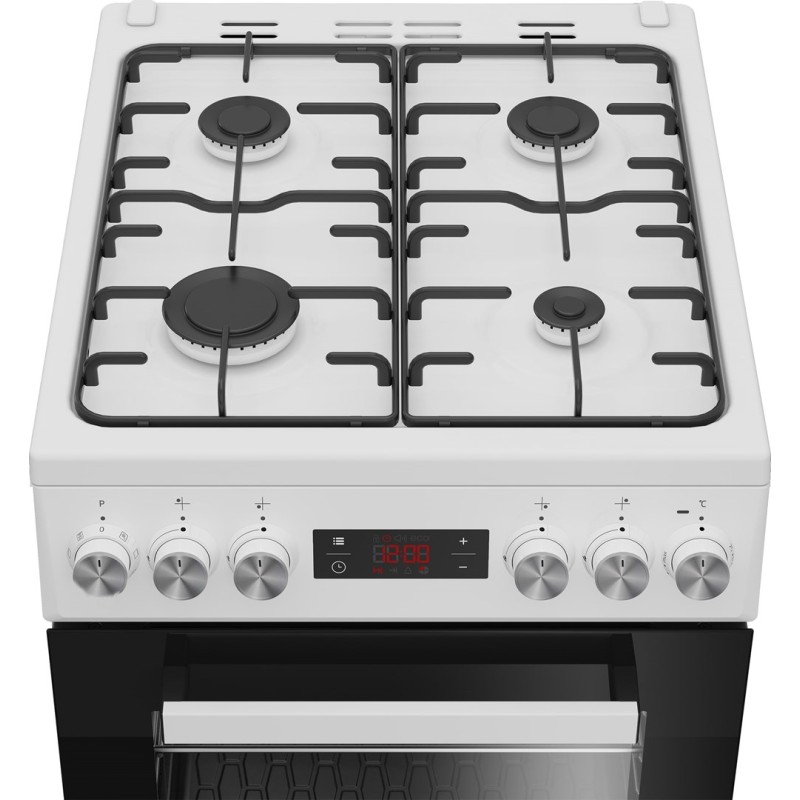 Beko FSE52323DWD cooker Freestanding cooker Electric Gas White