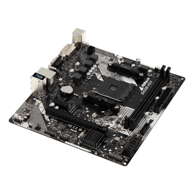 Asrock B450M-HDV R4.0 AMD B450 Socket AM4 micro ATX Asrock B450M-HDV R4.0 AMD B450 Socket AM4 micro ATX