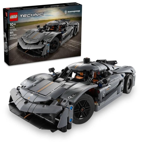 LEGO TECHNIC 42173 Koenigsegg Jesko Absolute Grey Hypercar LEGO TECHNIC 42173 Koenigsegg Jesko Absolute Grey Hypercar
