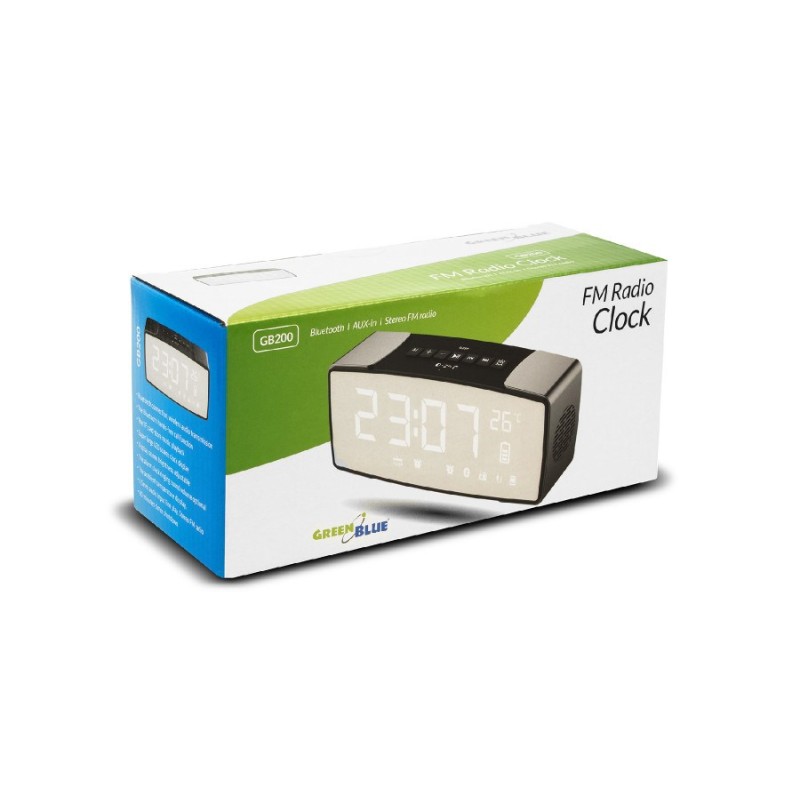 Greenblue 62917 Clock Digital Black, Grey Greenblue 62917 Clock Digital Black, Grey