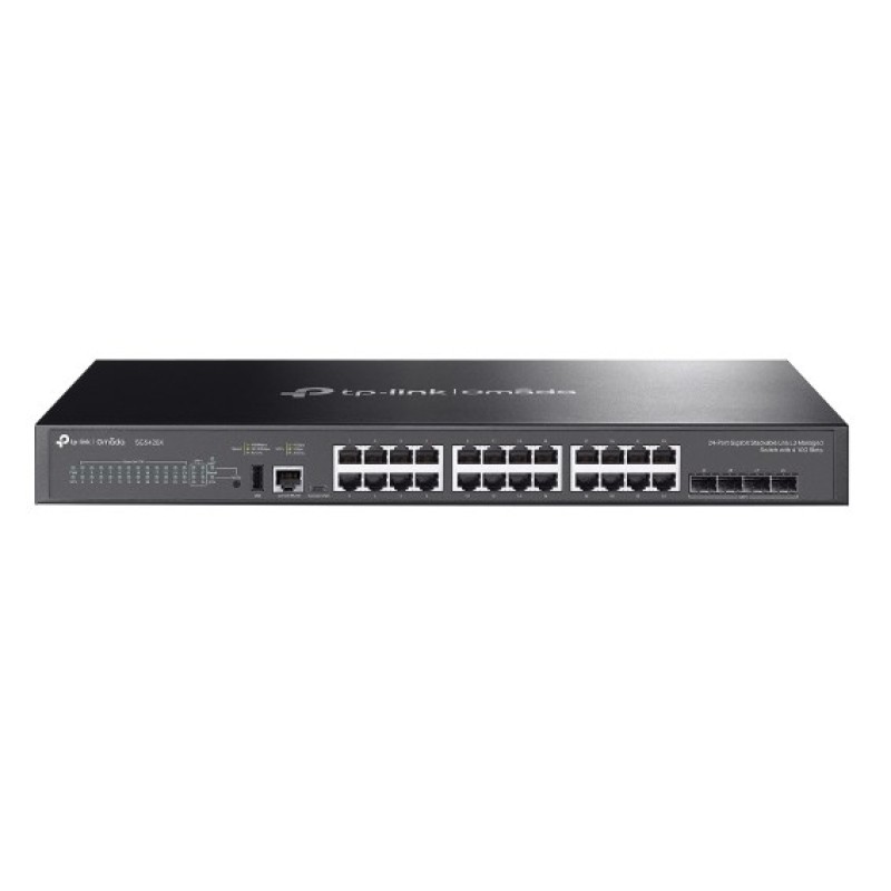 TP-Link Omada SG5428X network switch Managed L3 Gigabit Ethernet (10/100/1000) Black TP-Link Omada SG5428X network switch Managed L3 Gigabit Ethernet (10/100/1000) Black