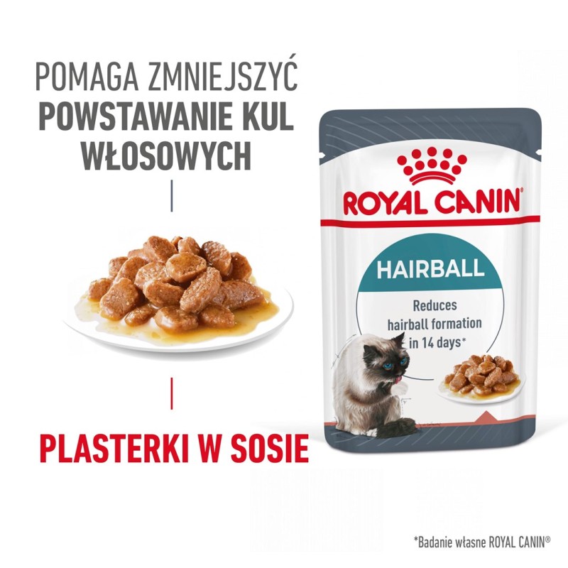 ROYAL CANIN Hairball Care Wet cat food Chunks in sauce 12x85 g ROYAL CANIN Hairball Care Wet cat food Chunks in sauce 12x85 g