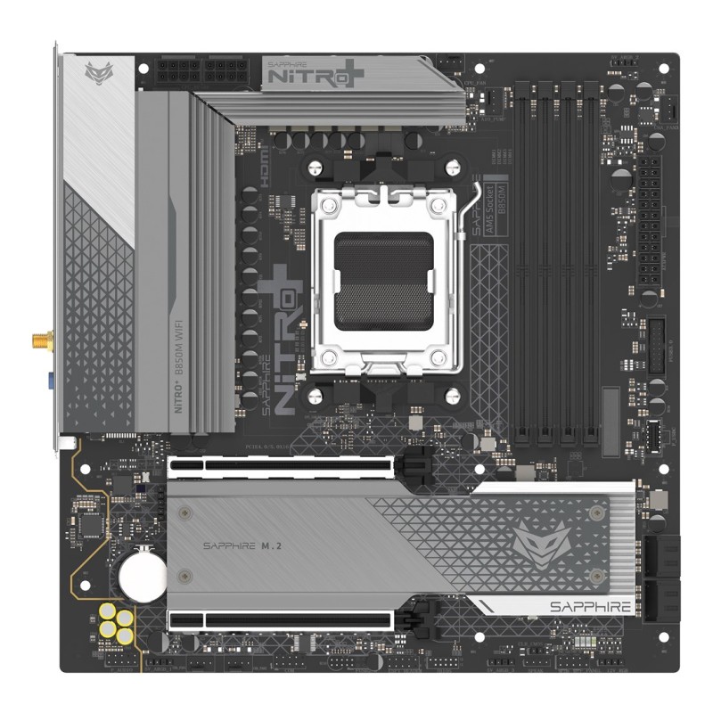Sapphire NITRO+ B850M WIFI AMD B850 Socket AM5 micro ATX