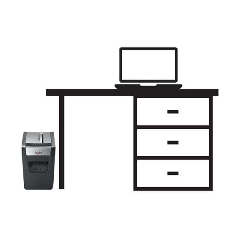 Rexel Momentum X410-SL paper shredder Cross shredding Black, Grey Rexel Momentum X410-SL paper shredder Cross shredding Black, Grey