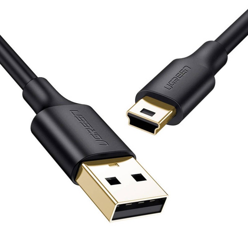 Ugreen USB cable - mini USB 480 Mbps 2m US132 (black) Ugreen USB cable - mini USB 480 Mbps 2m US132 (black)