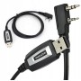 Baofeng USB cable for programming UV-5R 82 888S UV-S9 PLUS UV-13 16 17 21 radios with a K-type plug