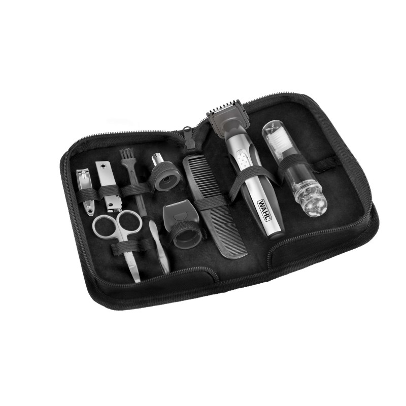 Wahl Travel Kit Deluxe Black, Stainless steel Wahl Travel Kit Deluxe Black, Stainless steel
