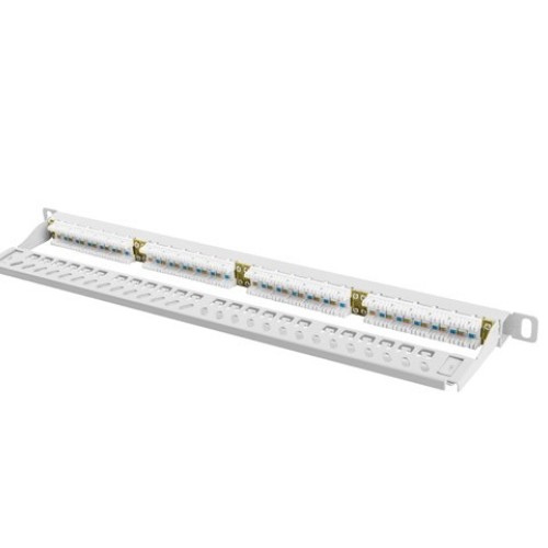 LANBERG PATCH PANEL 24 PORT 0.5U CAT.6 UTP GRAY LANBERG PATCH PANEL 24 PORT 0.5U CAT.6 UTP GRAY