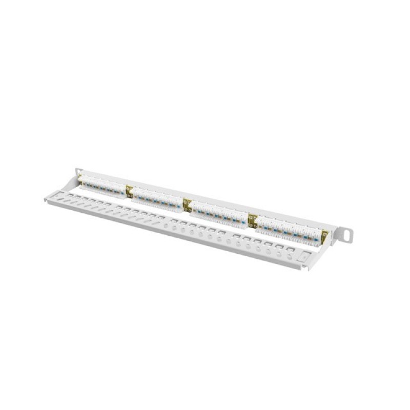 LANBERG PATCH PANEL 24 PORT 0.5U CAT.6 UTP GRAY LANBERG PATCH PANEL 24 PORT 0.5U CAT.6 UTP GRAY