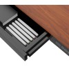 ACTIVEJET desk with electric height adjustment 140x70 ET119W-C black/walnut ACTIVEJET desk with electric height adjustment 140x70 ET119W-C black/walnut