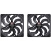 Noctua 140mm NF-A14x25 G2 PWM Sx2 PP chromax.black edition - dual fan set
