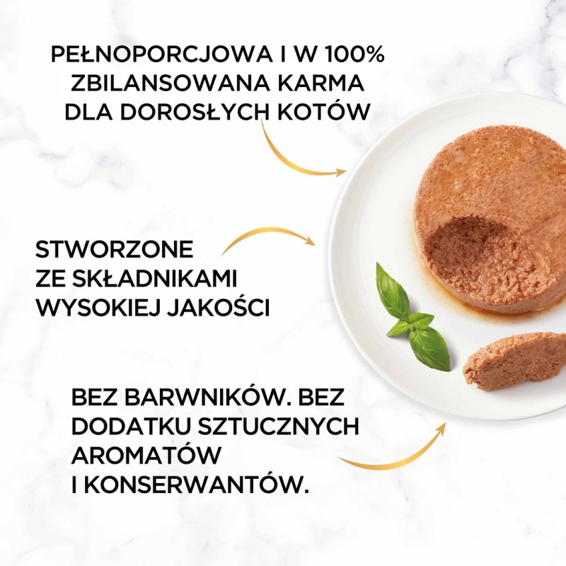 PURINA Gourmet Gold Mousse with lamb - wet cat food - 85g