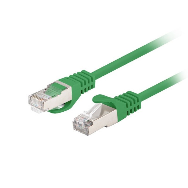 PATCHCORD KAT.6 FTP 1M ZIELONY FLUKE PASSED LANBERG 10-PACK PATCHCORD KAT.6 FTP 1M ZIELONY FLUKE PASSED LANBERG 10-PACK