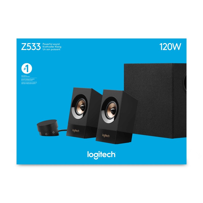 Logitech Z533 60 W Black 2.1 channels Logitech Z533 60 W Black 2.1 channels