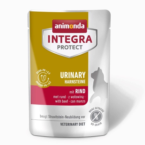 ANIMONDA Integra Protect Urinary Struvite with Beef - Wet Food for Cats - 85g