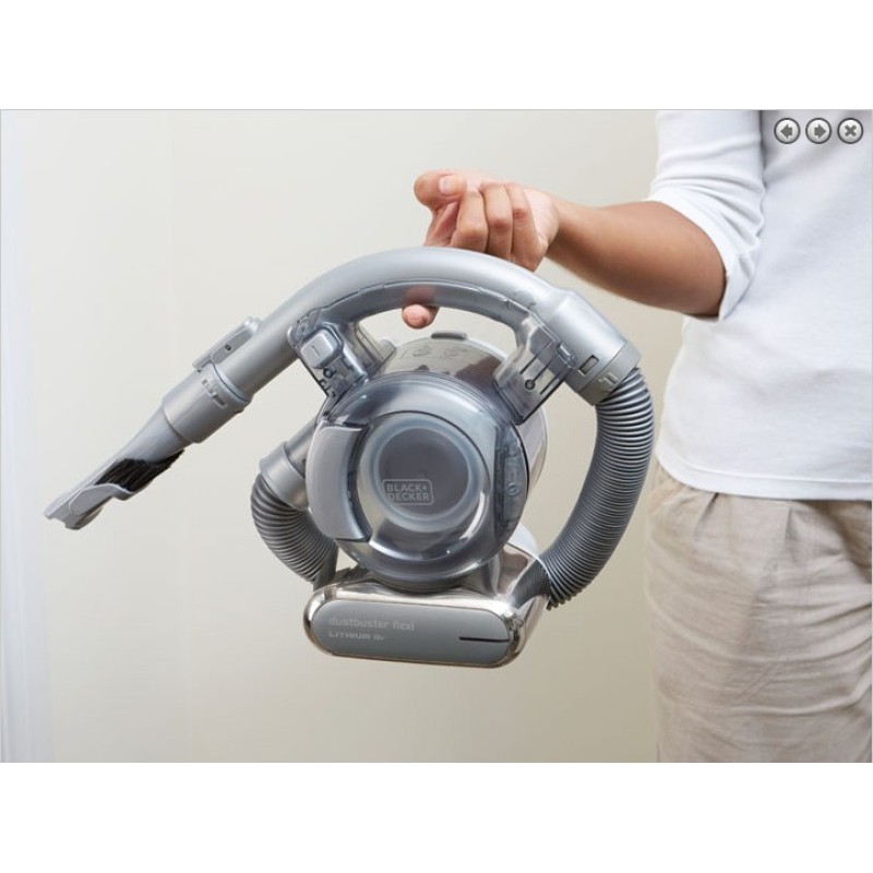 Black & Decker PD1820LF-QW handheld vacuum Chrome Bagless