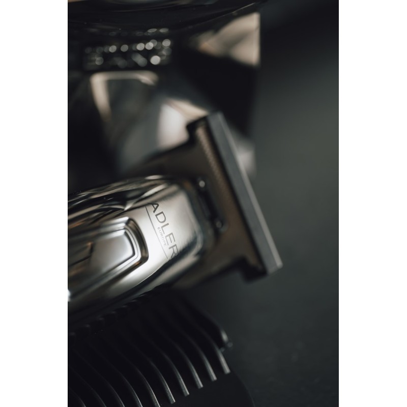Adler AD 2836S beard trimmer Battery 4 6 mm Silver Adler AD 2836S beard trimmer Battery 4 6 mm Silver