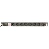 EnerGenie EG-PDU-014 Rack Power Distribution Unit (8 Schuko sockets, 1U, 16A, Schuko plug, 3m, black color)