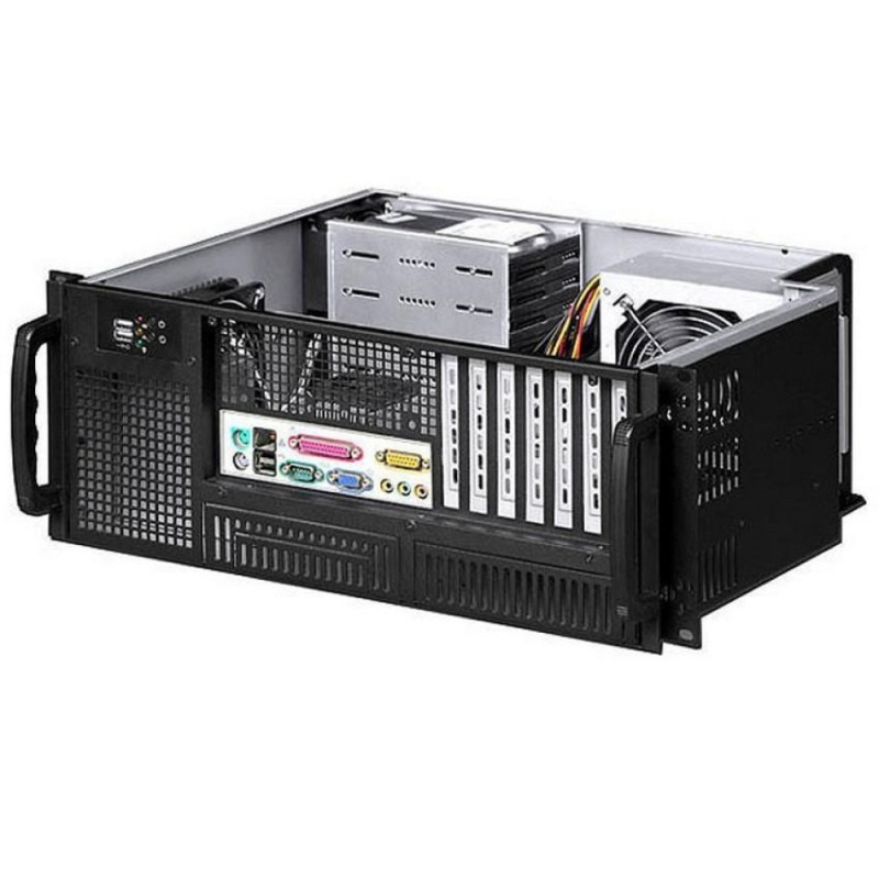 Techly Chassis Industrial Rack 19/Desktop 4U Ultra Compact Black Techly Chassis Industrial Rack 19/Desktop 4U Ultra Compact Black