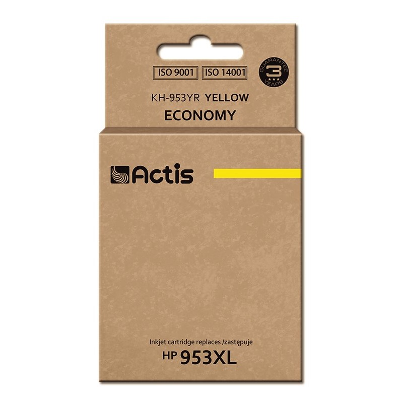 Actis KH-953YR ink (replacement for HP 953XL F6U18AE; Premium; 25 ml; yellow)