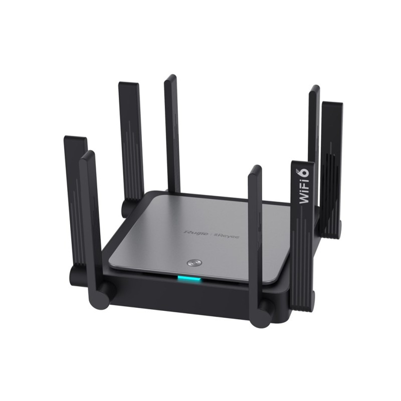 Ruijie Networks RG-EW3200GX PRO wireless router Gigabit Ethernet Dual-band (2.4 GHz / 5 GHz) Black Ruijie Networks RG-EW3200GX PRO wireless router Gigabit Ethernet Dual-band (2.4 GHz / 5 GHz) Black
