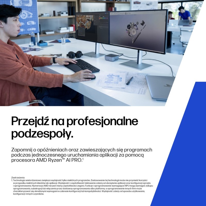 HP ZBook 8 G1ak Copilot+ PC AMD Ryzen AI 7 PRO 350 Mobile workstation 35.6 cm (14