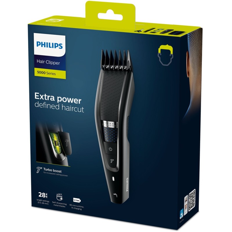 Philips 5000 series HC5632/15 hair trimmers/clipper Black Philips 5000 series HC5632/15 hair trimmers/clipper Black