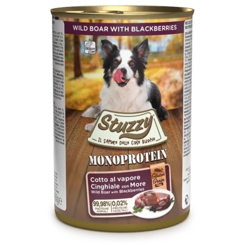 STUZZY Monoprotein Wild Boar - wet dog food - 400 g STUZZY Monoprotein Wild Boar - wet dog food - 400 g