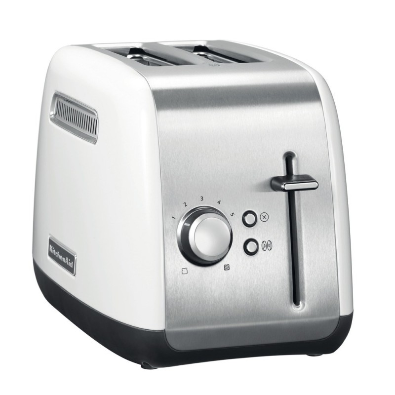KitchenAid 5KMT2115EWH 5 2 slice(s) 1100 W Stainless steel, White KitchenAid 5KMT2115EWH 5 2 slice(s) 1100 W Stainless steel, White