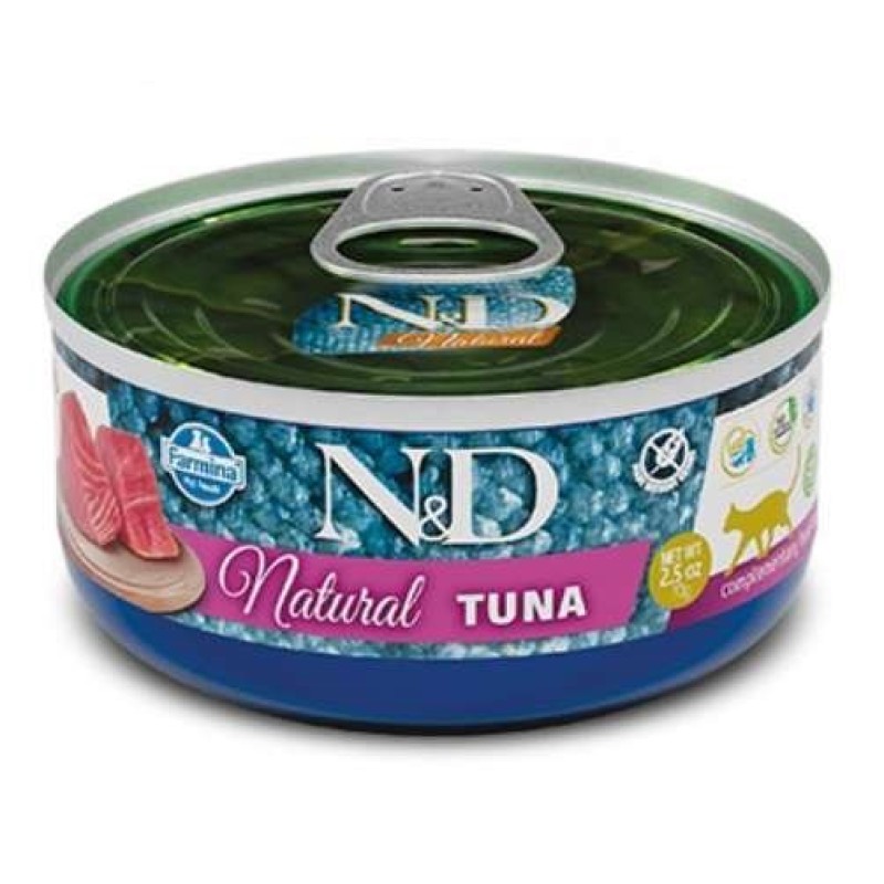 FARMINA N&D Cat Natural Tuna - wet cat food - 70 g