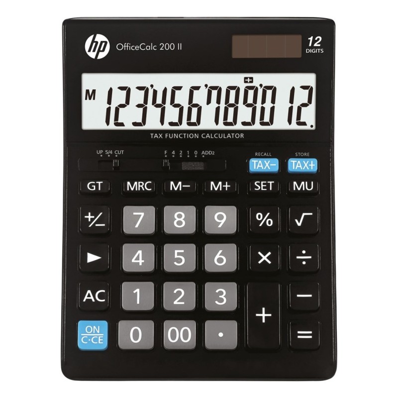 HP-OC 200 II/INT BX office calculator black HP-OC 200 II/INT BX office calculator black
