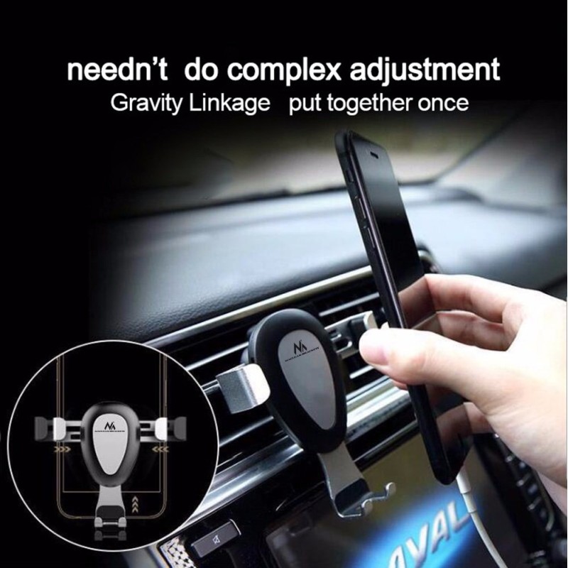Maclean car phone holder, universal, for the ventilation grille, gravity, max. center distance 90mm, MC-324 Maclean car phone holder, universal, for the ventilation grille, gravity, max. center distance 90mm, MC-324