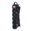 Esperanza ELK215K Power strip 5GN/3M Black