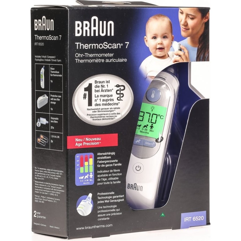 Braun ThermoScan 7 Remote sensing Ear