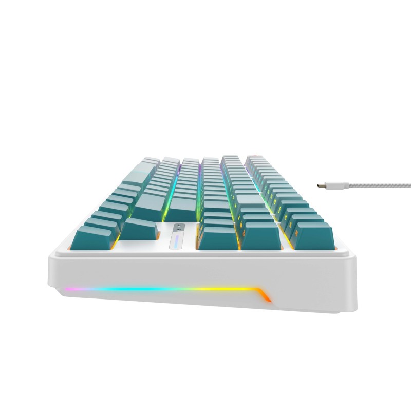 Havit KB901L - gaming keyboard (white and green) Havit KB901L - gaming keyboard (white and green)