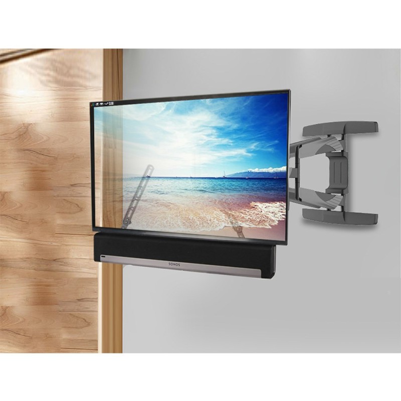 Maclean MC-912 Universal Soundbar Speaker Mount Holder TV Mounting Adjustable VESA 23