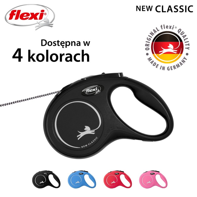 Flexi New CLASSIC 8 m Black Dog Retractable lead Flexi New CLASSIC 8 m Black Dog Retractable lead