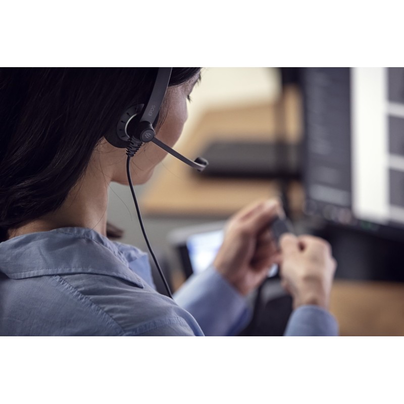 EPOS | SENNHEISER IMPACT SC 75 USB MS Headset Wired Headband Calls/Music USB Type-A Black