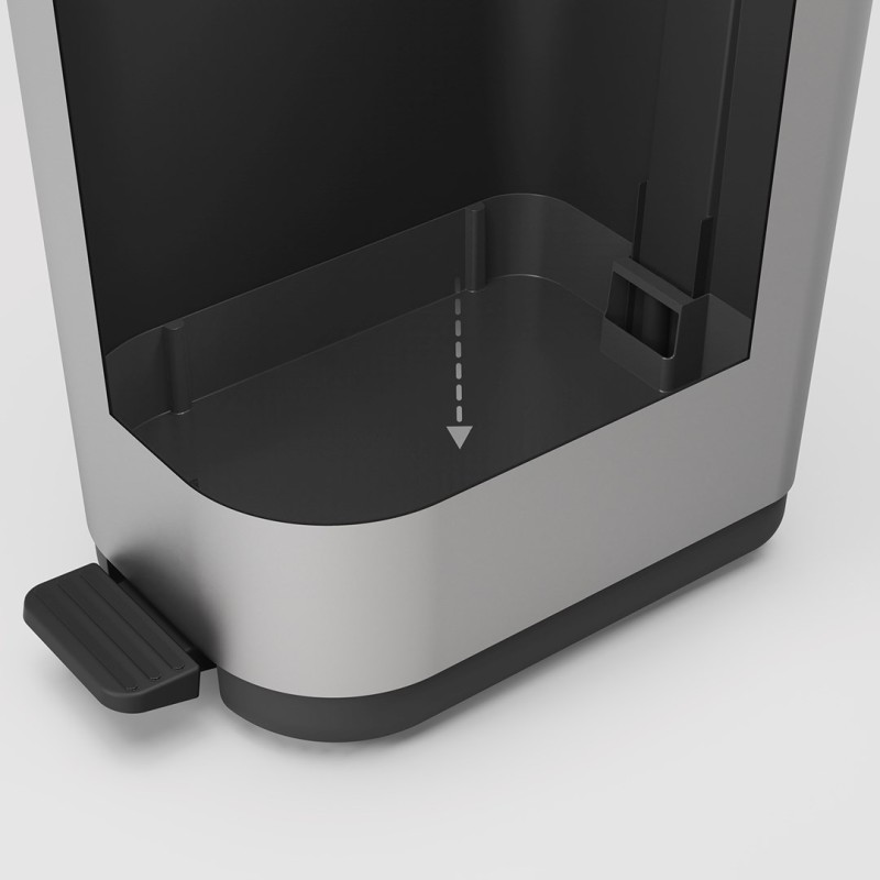 ROTHO Ribo Blue - pedal bin – 35l ROTHO Ribo Blue - pedal bin – 35l