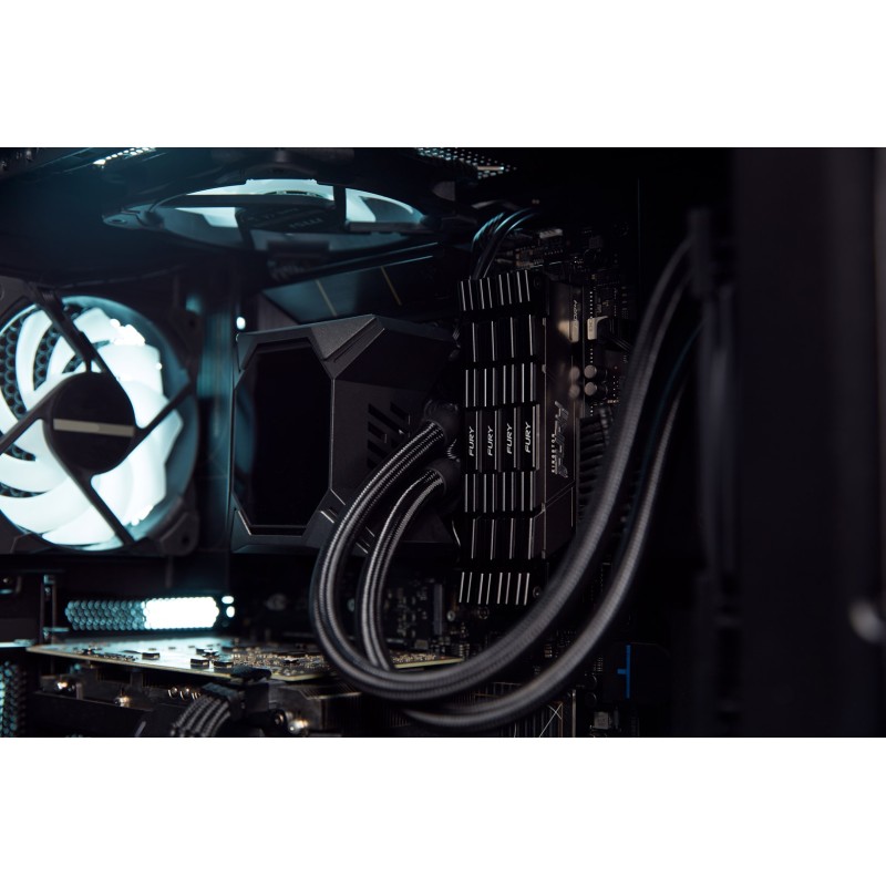 Kingston Technology FURY 16GB 3200MT/s DDR4 CL16 DIMM 1Gx8 Renegade Black