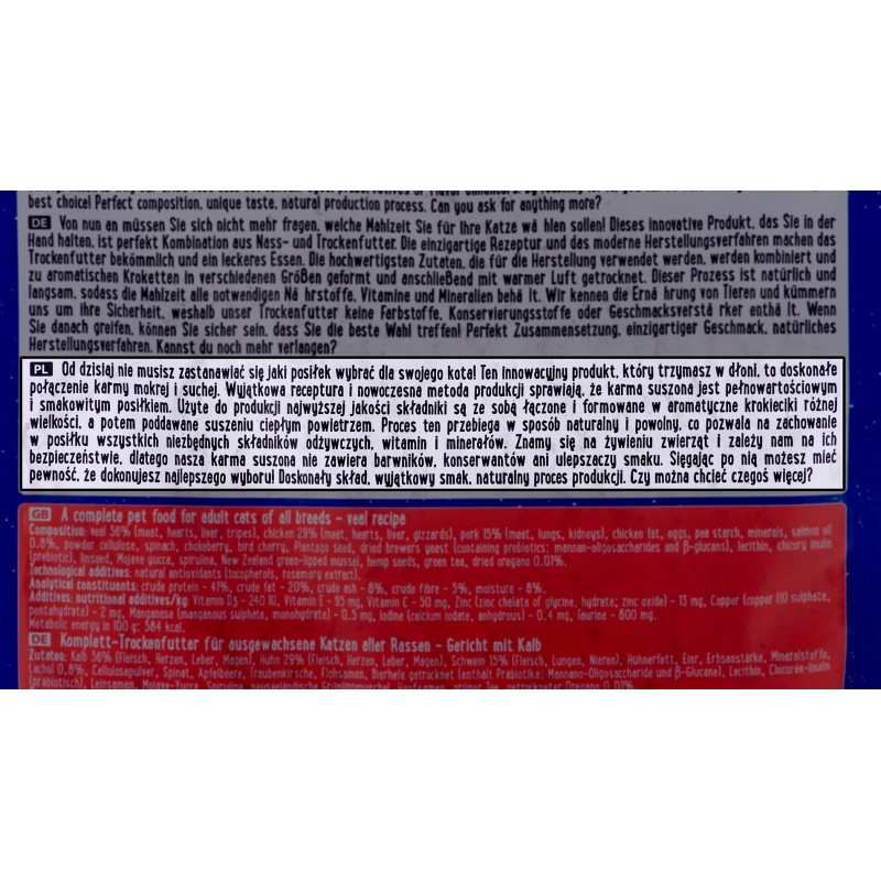 DOLINA NOTECI Superfood Veal - Dry Cat Food - 1 kg DOLINA NOTECI Superfood Veal - Dry Cat Food - 1 kg