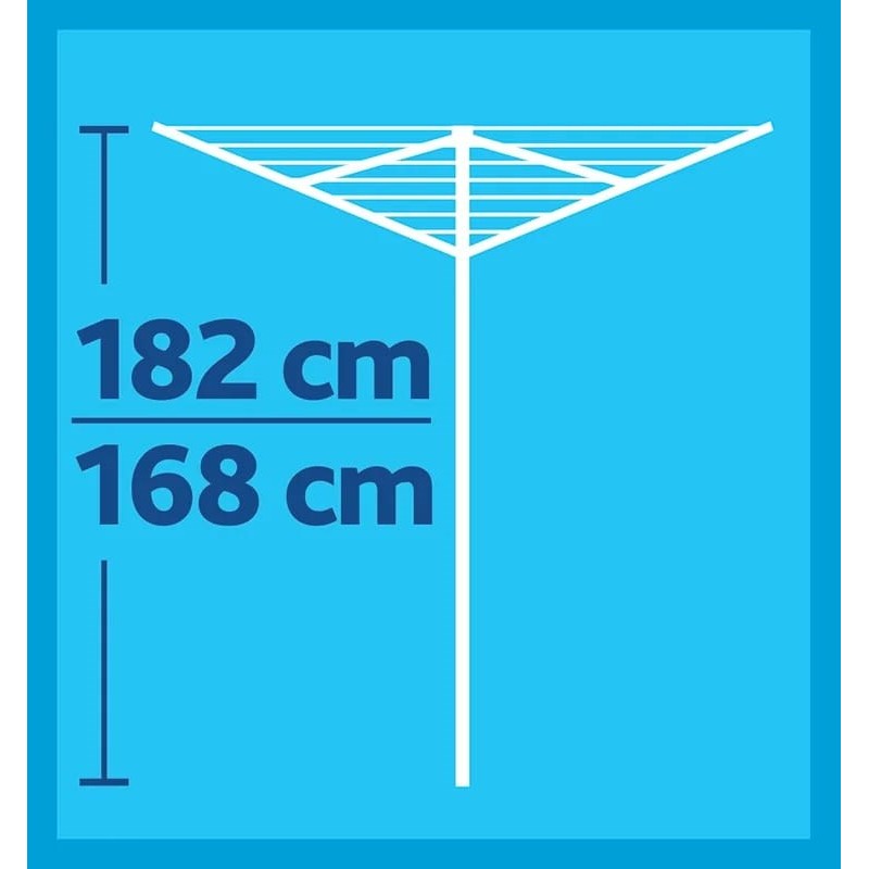 Clothes Drying Rack Vileda Sun-Rise Clothes Drying Rack Vileda Sun-Rise