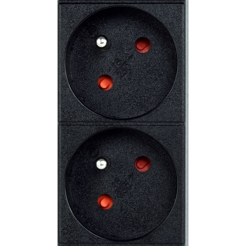 EnerGenie EG-PDU-9F2F Power distribution unit (PDU), 10 pcs C13 sockets, 1U, 16A, C20 plug 2 m cable, black EnerGenie EG-PDU-9F2F Power distribution unit (PDU), 10 pcs C13 sockets, 1U, 16A, C20 plug 2 m cable, black