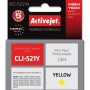 Activejet ACC-521YN Ink cartridge (replacement for Canon CLI-521Y; Supreme; 10 ml; yellow)